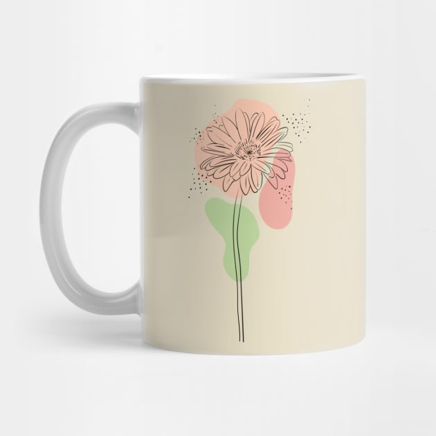 Gerbera in boho style by Catdog